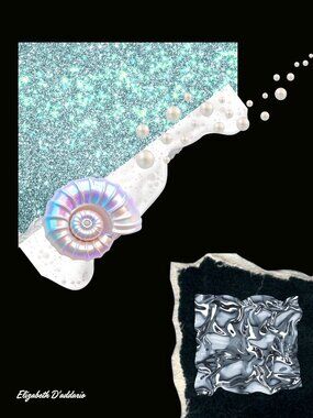 Seashell Metal Original Art